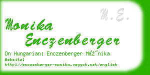monika enczenberger business card